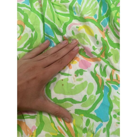 Lilly Pulitzer Strapless Richelle Mini Dress Elephant Ear Corset Top Tie Back 00 - Picture 10 of 13